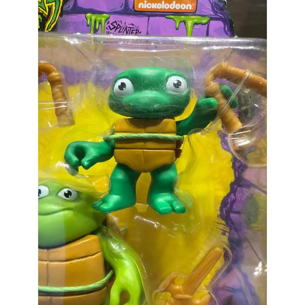TMNT Mutant Mayhem Turtle Tots Raph & Mikey Action Figure 2-Pack Playmates NEW